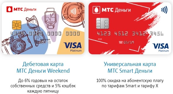 Карта mts visa